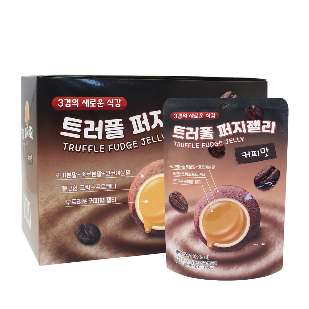 트러플퍼지젤리 커피맛 BOX 50gx12개