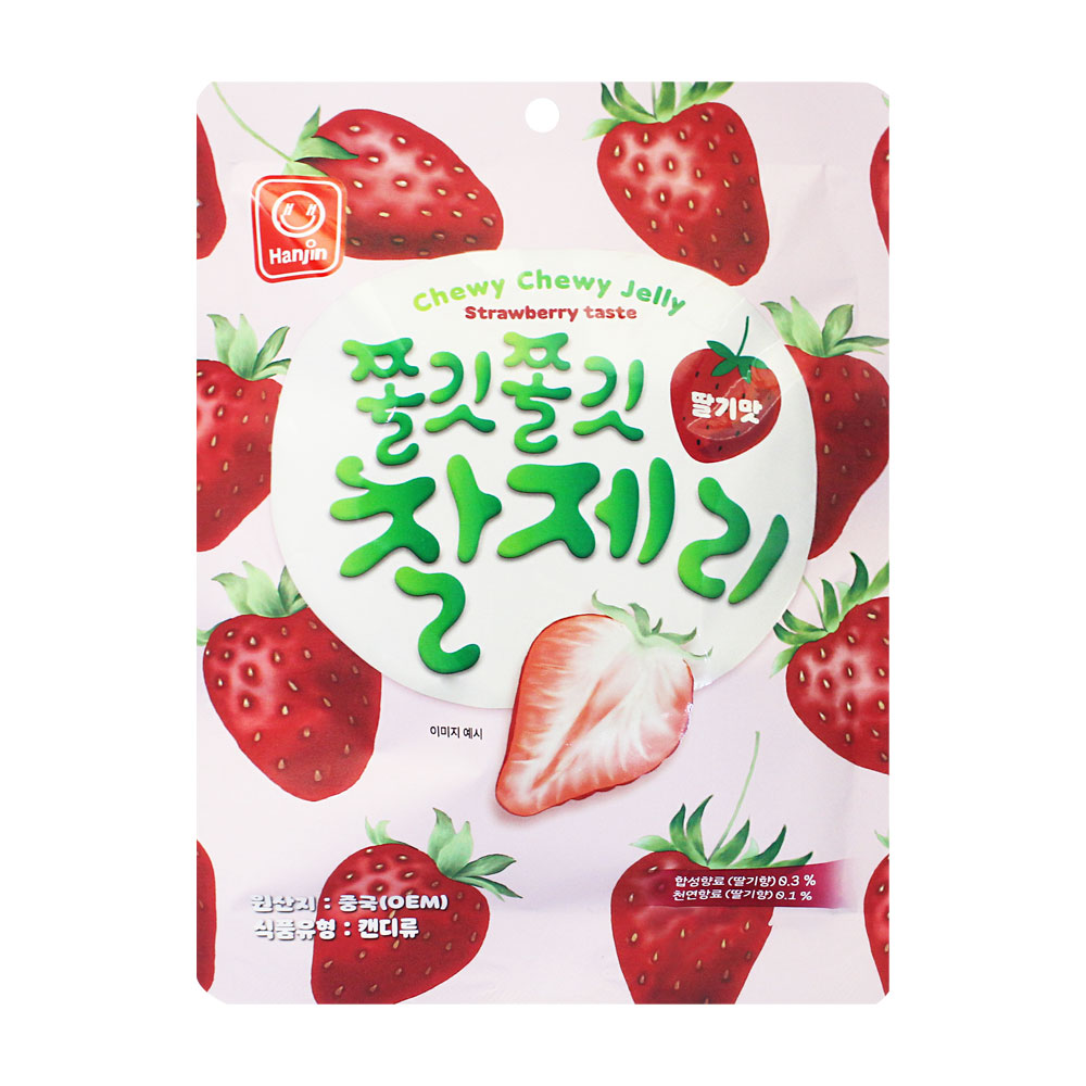 쫄깃쫄깃 찰젤리 딸기맛 1kg
