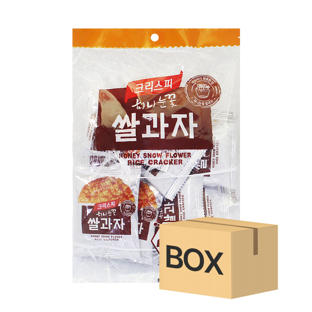 크리스피 허니눈꽃 쌀과자 BOX 70gx12개