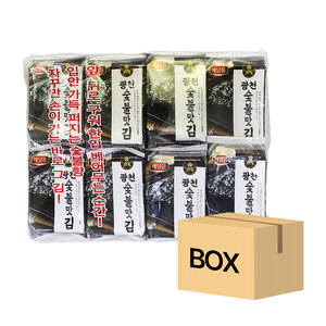 해달음 광천숯불맛김 BOX [(4gx16봉)x10개]